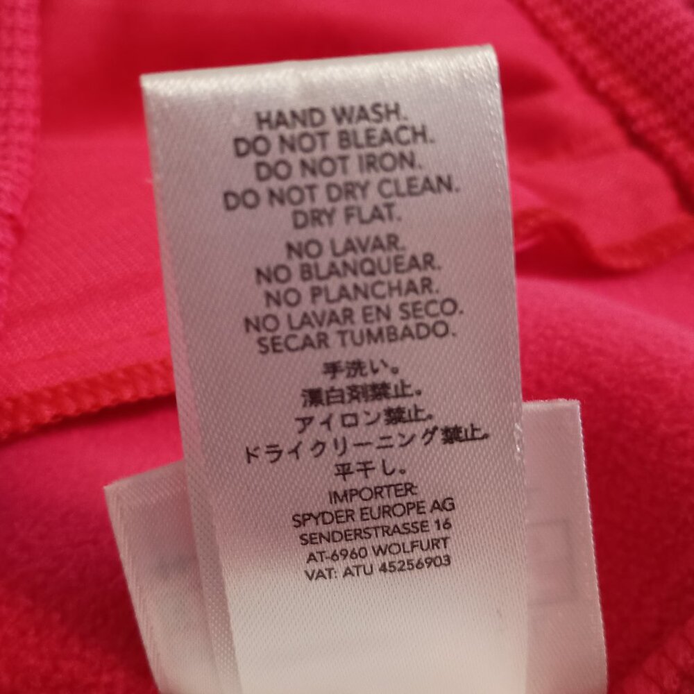 Spyder Endure Core Mid Weight Full Zip Sweater Jacket Pink Women’s Size L EUC - Picture 10 of 16